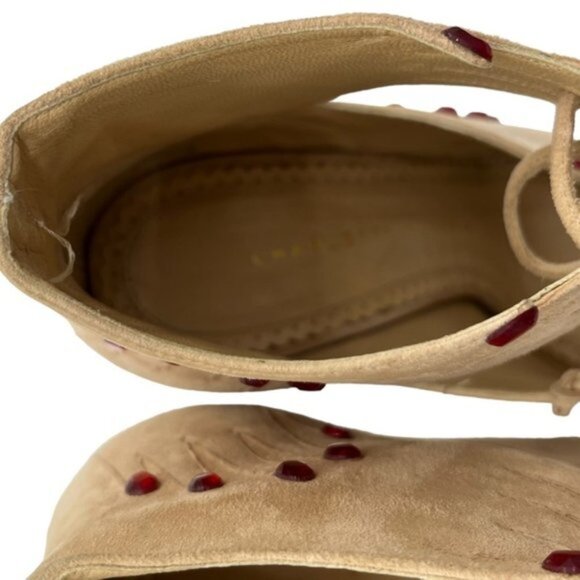Charlotte Olympia Hands On' Suede Heels Women Size 38.5 - Picture 9 of 16